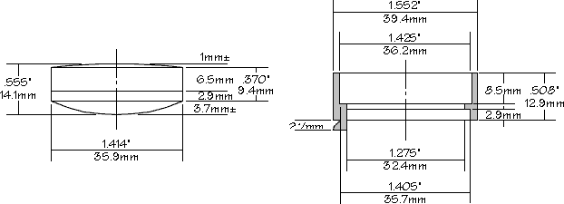 Lens cross-section